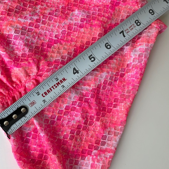 NWT M Isabella Rose scoop bikini bottom neon pinks corals high leg new hot pink - Picture 8 of 12